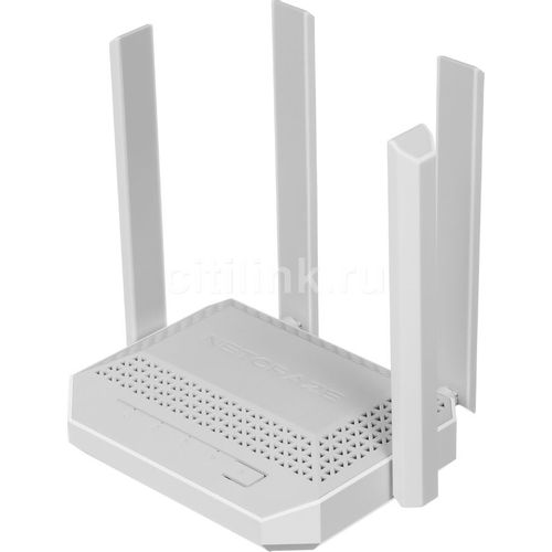 Wi-Fi роутер KEENETIC Netcraze Speedster 4G+, Wi-Fi 5, AC1200, 2.4/5ГГц, 4 WAN/LAN, 3G/4G, белый [nc-2911]
