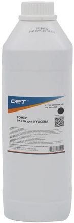 Тонер CET PK216, для KYOCERA TASKalfa 2552ci/2553ci/3252ci/3253ci/4053ci, черный, 500грамм, бутылка