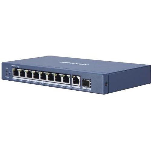Коммутатор Hikvision DS-3E0510P-E(B), неуправляемый