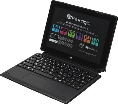 Планшет Prestigio MultiPad Visconte 4U 10.1", 2ГБ, 16GB, Wi-Fi, Windows ...