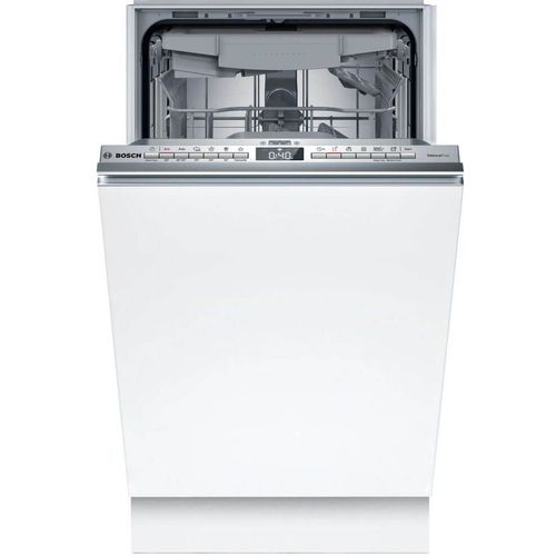 Встраиваемая посудомоечная машина Bosch SPV4HMX10E, узкая, ширина 44.8см, полновстраиваемая, загрузка 10 комплектов
