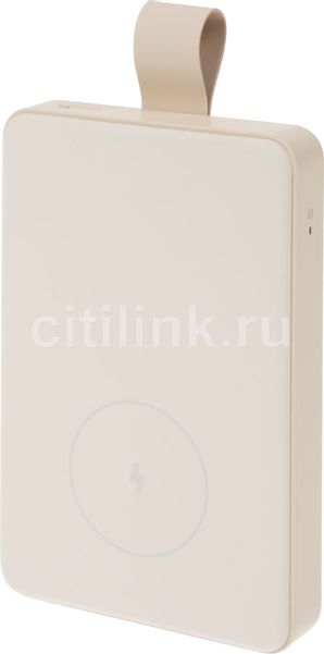 Внешний аккумулятор (Power Bank) Xiaomi BHR9074GL,  6000мAч,  бежевый