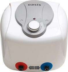 Водонагреватель OASIS Small 15KP, проточно-накопительный, 1.5кВт, 15л, белый