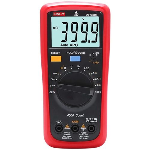 Мультиметр цифровой UNI-T UT136B+, автоматический/ручной