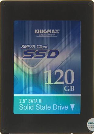SSD накопитель Kingmax SMP35 120ГБ, 2.5", SATA III [km120gsmp35]