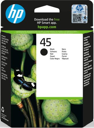 Картридж HP 45, черный / 51645AE