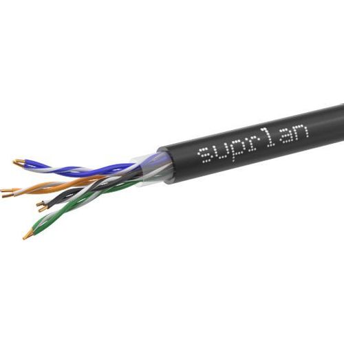 Кабель сетевой информационный SUPRLAN Premium, кат.5E, 305м, черный [01-0311-2]