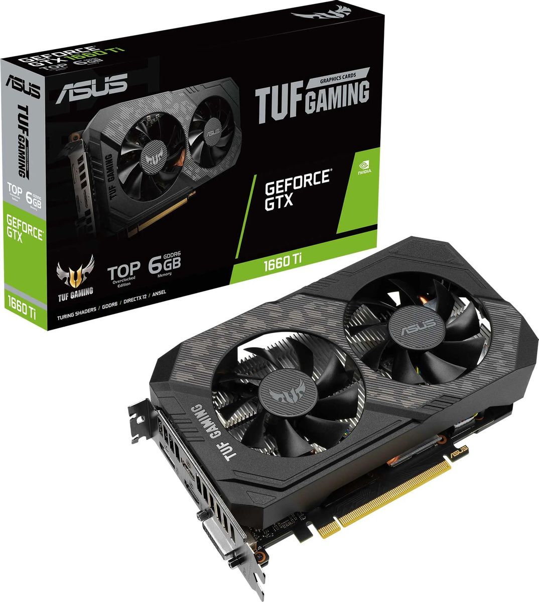 Ответы на вопросы о товаре видеокарта ASUS NVIDIA GeForce GTX 1660TI  TUF-GTX1660TI-T6G-EVO-GAMING 6ГБ GDDR6, Ret (1582476) в интернет-магазине  СИТИЛИНК