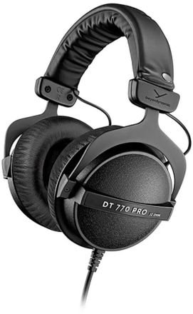 Наушники BEYERDYNAMIC DT 770 Pro 32 Ohm, 3.5 мм/6.3 мм, мониторные, черный