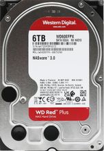 Жесткий диск WD Red Plus WD60EFPX,  6ТБ