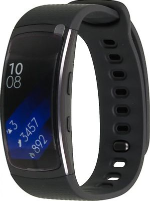 Смарт-часы Samsung Galaxy Gear Fit 2 SM-R360,  1.5",  темно-серый / темно-серый [sm-r3600daaser]