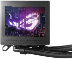 Система водяного охлаждения ASUS Rog Ryujin III 240, LCD, 4-pin, ARGB, черный