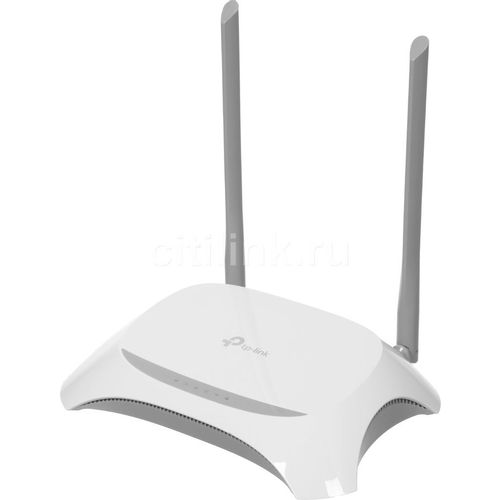 Wi-Fi роутер TP-LINK TL-WR842N, Wi-Fi 4, N300, 2.4ГГц, 4 LAN, 1xUSB, белый