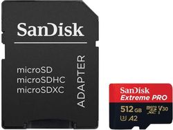 Карта памяти microSDXC UHS-I U3 Sandisk Extreme Pro 512 ГБ
