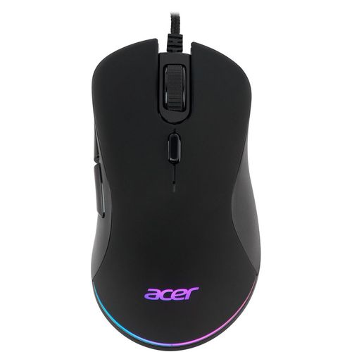 Мышь проводная Acer OMW190, игровая, оптическая, USB, 6400dpi, черный [zl.mceee.00t]