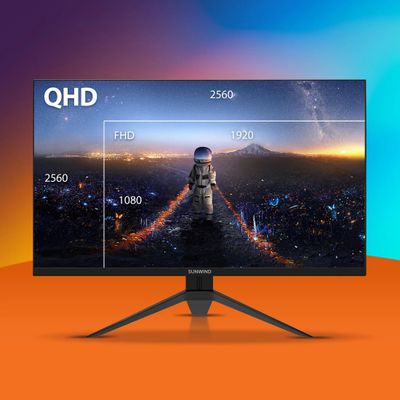 27" Монитор SunWind SUN-M27BG130, 2560x1440, IPS, 180Гц, 2хHDMI, 2хDP ...