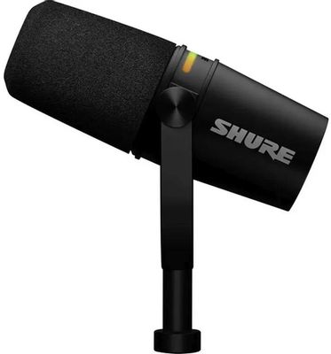 Микрофон SHURE MV7+-K, черный – купить в Ситилинк | 2062571
