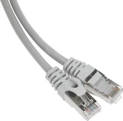 Патч-корд CABLEXPERT PP22-10M литой (molded), FTP, кат.5E, 10м, серый