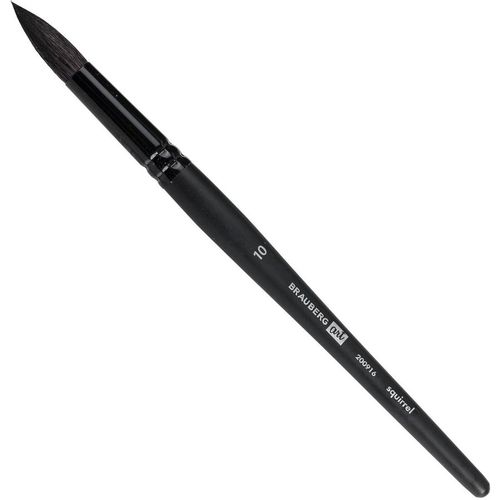 Кисть BRAUBERG Art Classic, 200916, художественная, из волоса белки, круглая, №10