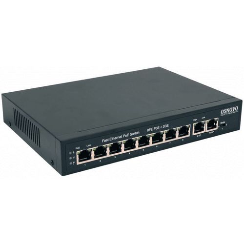 Коммутатор OSNOVO SW-20820(120W), неуправляемый, 10 — цена и наличие Коммутатор OSNOVO SW-20820(120W), неуправляемый, 10