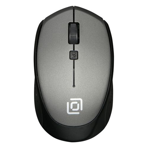Мышь беспроводная Oklick 488MW, радио, оптическая, USB, 1600dpi, черный и серый [1196571]