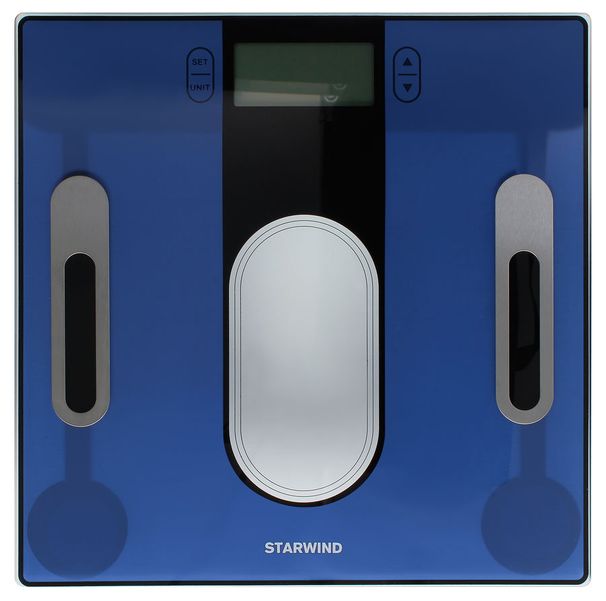 Напольные весы StarWind SSP6050, до 180кг, цвет: синий