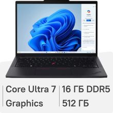 Изображение товара Ноутбук Lenovo ThinkPad T14 G5 14 IPS Intel Core Ultra 7 155U 16ГБ SSD 512ГБ Windows 11 Pro