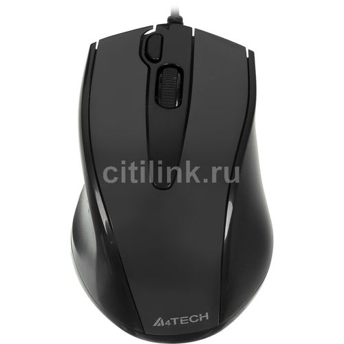 Мышь проводная A4TECH V-Track Padless N-500F, оптическая, USB, 1200dpi, черный