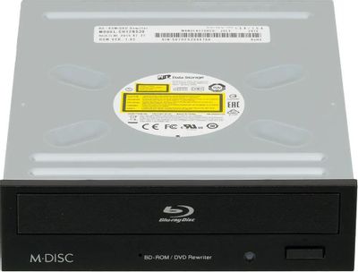 Оптический привод Blu-Ray LG CH12NS30, внутренний, SATA, черный, OEM ...