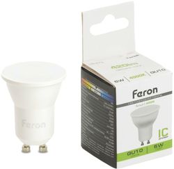 Лампа LED FERON GU10, софит, 5Вт, одна шт.
