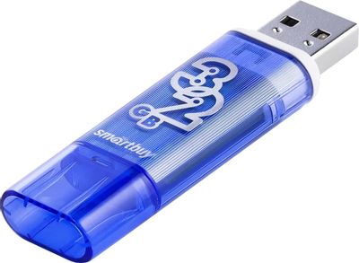 Флешка USB SMARTBUY Glossy 32ГБ, USB3.0, темно-синий [sb32gbgs-db ...