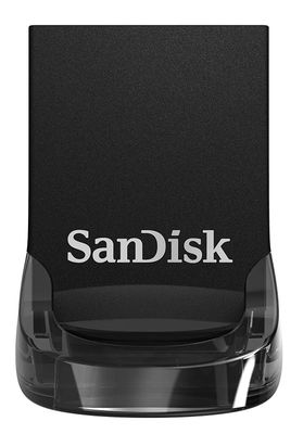 Флешка USB Sandisk ULTRA FIT 16ГБ, USB3.1, черный [sdcz430-016g-g46]