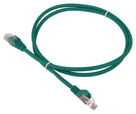 Патч-корд LanMaster вилка RJ-45,  вилка RJ-45,  кат.6,  LSZH,  5м,  зеленый [lan-pc45/u6-5.0-gn]