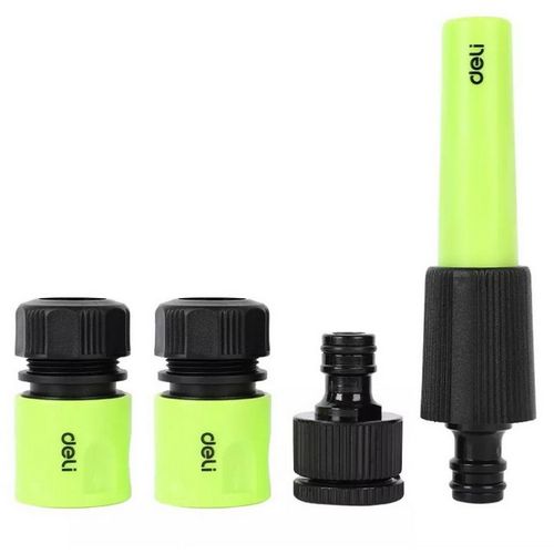 Соединитель Deli DL8798 Д.вх.1/2" Д.вых.1/2 3/4" зеленый