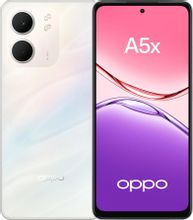 Изображение товара OPPO A5x 4/128Gb перламутровый смартфон с ярким дисплеем лучший выбор