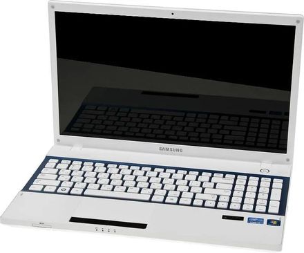 Ноутбук Samsung NP300V5A-S12 15.6", Intel Core i3 2330M 2.2ГГц, 2-ядерный, 4ГБ DDR3, 320ГБ,  NVIDIA GeForce  GT 520M - 1 ГБ, Windows 7 Home Basic, голубой [np300v5a-s12ru]