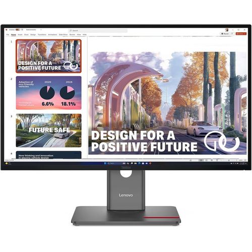 27" Монитор Lenovo ThinkVision P27QD-40, 2560x1440, IPS, 120Гц, 1хHDMI, 1хDP, черный [64b3gat2uk]