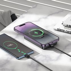 Внешний аккумулятор (Power Bank) Hoco Q34 Clever, 10000мAч, серый