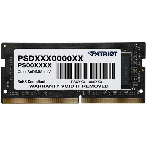 Оперативная память Patriot Signature PSD416G320081S DDR4 — 1x 16ГБ 3200МГц, для ноутбуков (SO-DIMM), Ret — цена и наличие Оперативная память Patriot Signature PSD416G320081S DDR4 — 1x 16ГБ 3200МГц, для ноутбуков (SO-DIMM), Ret
