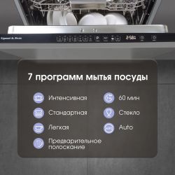 Встраиваемая посудомоечная машина ZIGMUND & SHTAIN DW 308.6