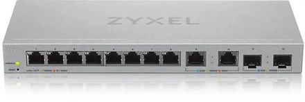 Коммутатор ZyXEL XGS1210-12-ZZ0102F, управляемый, 10 RJ-45, 100/1000/2500 Мбит/с