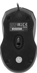 Мышь проводная Defender MM-310, USB, черный