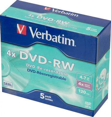 Оптический диск CD-RW Verbatim 700МБ 12x, 10шт., cake box [43480] – купить  в Ситилинк