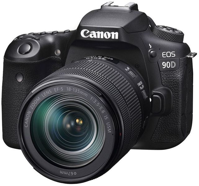 Зеркальный фотоаппарат Canon EOS 90D body, черный