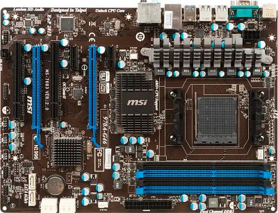 Материнская плата MSI 970A-G46, SocketAM3+, AMD 970, ATX, Ret