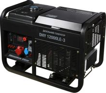 Изображение товара Дизельный генератор Hyundai DHY 12000LE-3, 380/12, 11кВт, с АКБ