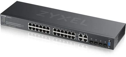 Коммутатор ZyXEL GS2220-28-EU0101F, управляемый, 28 RJ-45, 10/100/1000 Мбит/с