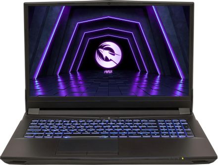 Ноутбук игровой HIPER G16 16.1", IPS, Intel Core i5 10400 2.9ГГц, 6-ядерный, 16ГБ DDR4, 1ТБ SSD,  NVIDIA GeForce  RTX 3070 для ноутбуков - 8 ГБ, без операционной системы, черный [g16rtx3070b10400lx]