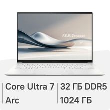 Изображение товара Ноутбук ASUS Zenbook S 14 OLED UX5406SA с ярким дисплеем и мощным процессором