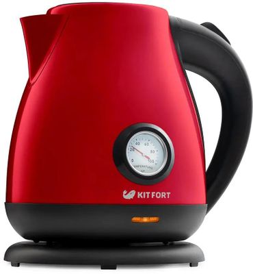 Чайник электрический KitFort КТ-642-5, 2200Вт, красный